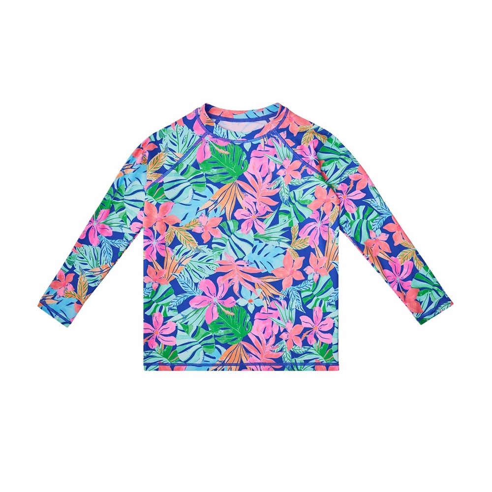 NWT Member's Mark Girls Long Sleeve Rashguard